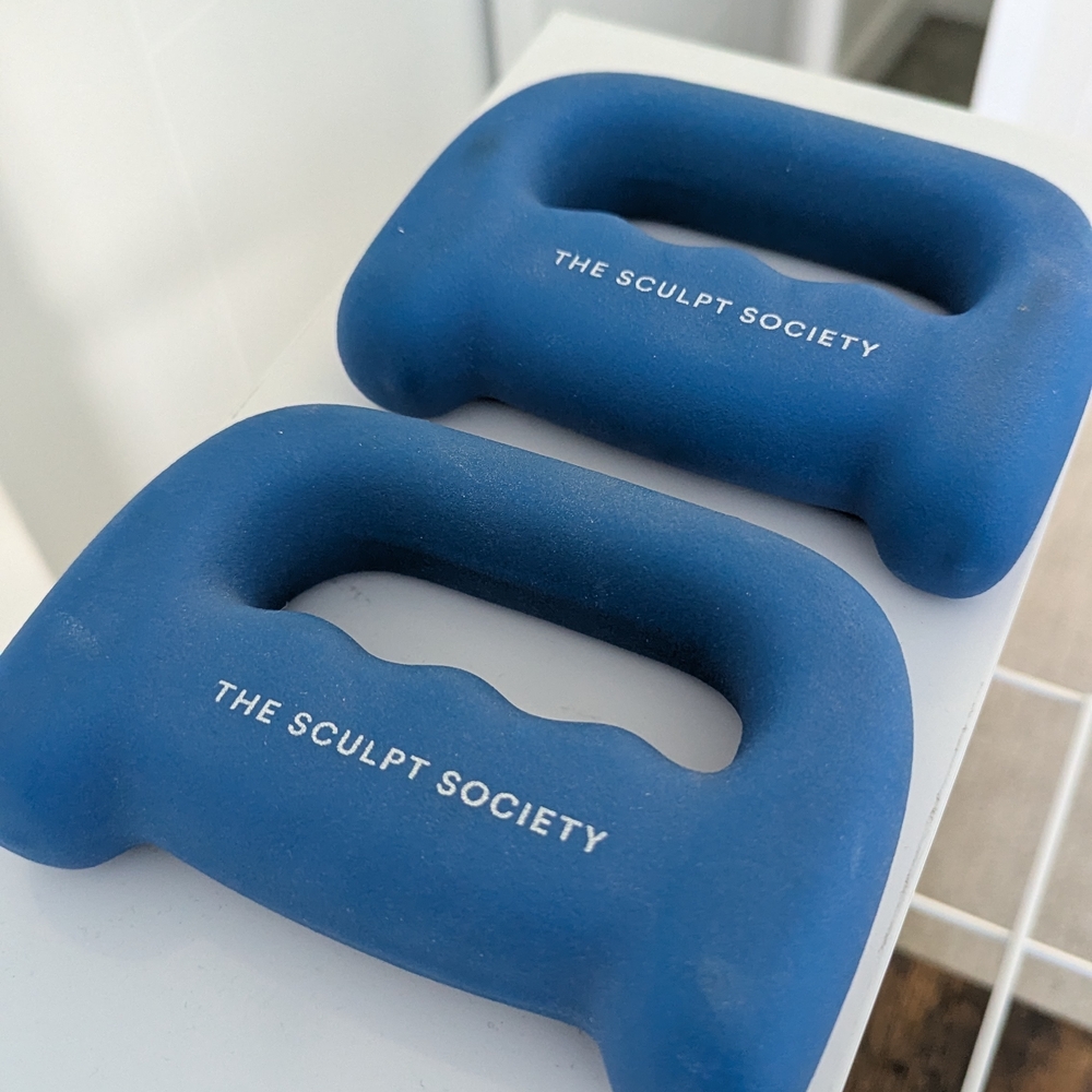 Blue Hand Weights 3 Lbs